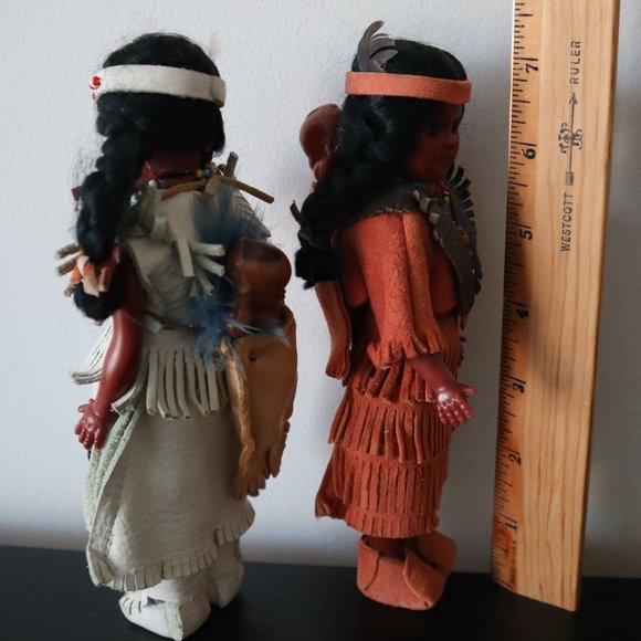 Collectible Native American dolls / Vintage Carlson dolls Native American dolls - Picture 9 of 13